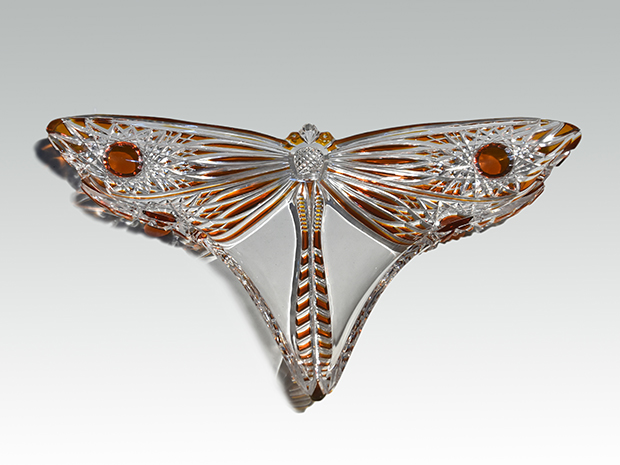 Baccarat バカラ LIBELLULE 蜻蛉 装飾皿 色被せ クリスタルガラス 世界限定品125個 | 古美術ささき