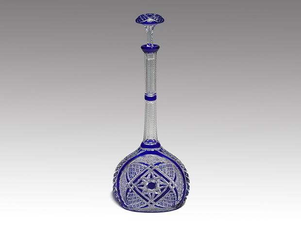 高品質HOTバカラ（Baccarat）／デカンタ：マンドリン〈クリスタルガラス〉 工芸ガラス