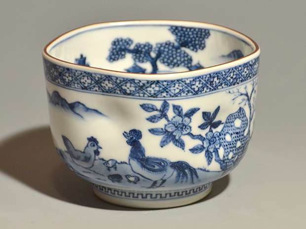 中国古美術 道光年染付け茶碗 茶道具 染付け C3-6 | www