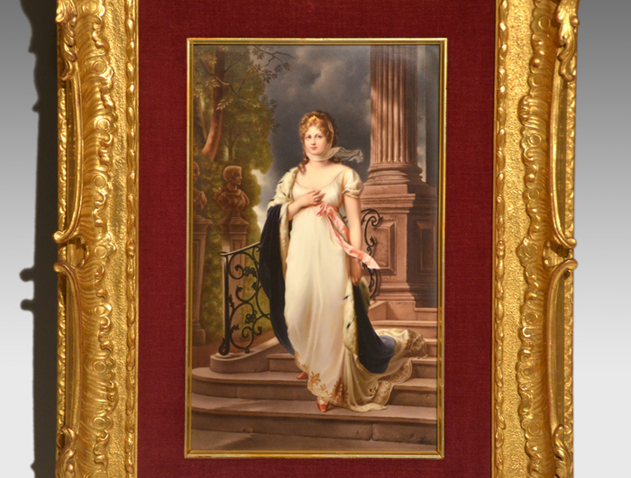 陶板画 プロイセン王妃 ルイーゼ絵画 - 絵画